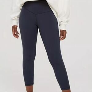 NEW Aerie Offline Real Me 3/4 Crop Navy Legging
